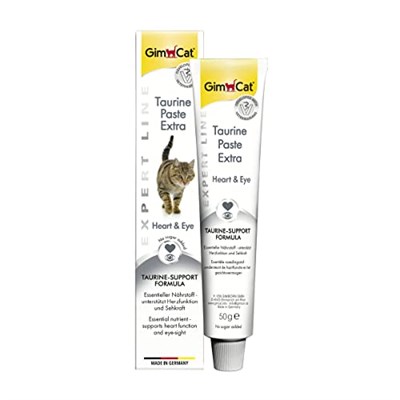 GimCat Kedi Macunu Taurin Paste Extra, Tamamlayıcı Mama, 50 gr - Seçenekler: Gımborn, 1 Adet, 50gr, 50gr (2 paketi), Cilt & Tüy, Derma...