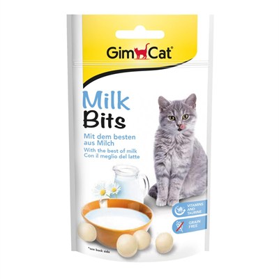 GimCat MilkBits Sütlü Kedi Ödül Tableti, 40 g