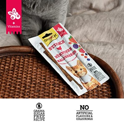 Gimcat Sp Duo Stick Tavuklu&Yaban Mersini Kedi Ödülü 3lü 15gr