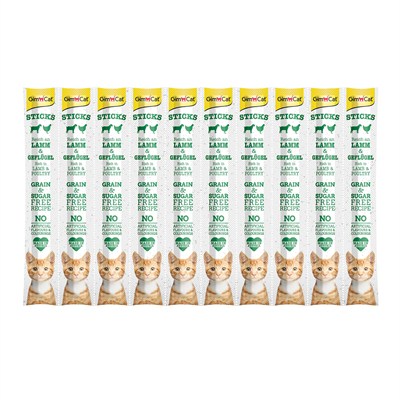 GimCat Sticks Kuzu etli Tavuklu Ödül Çubukları 50 gr - 10lu