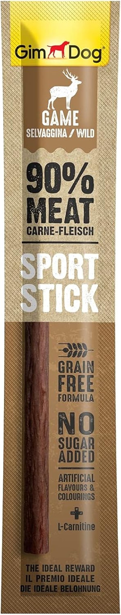 GimDog Sportsticks Av Etli Köpek Ödül Çubuğu, 12 g