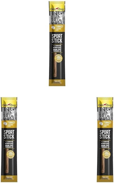 GimDog Sportsticks Hindi Etli Köpek Ödül Çubuğu, 12 g 3lü paket