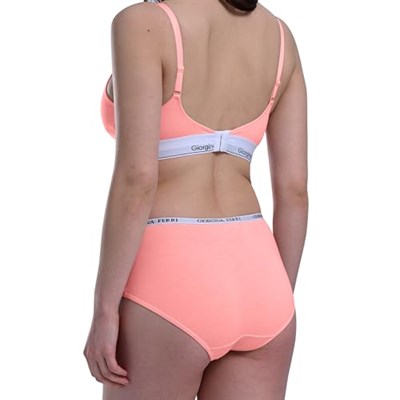 Giorgina Ferri 2’li Kutu Kadın Elastik Bantlı Günlük Kullanıma Uygun Vatkalı Spor Sütyen Bralet Sophie