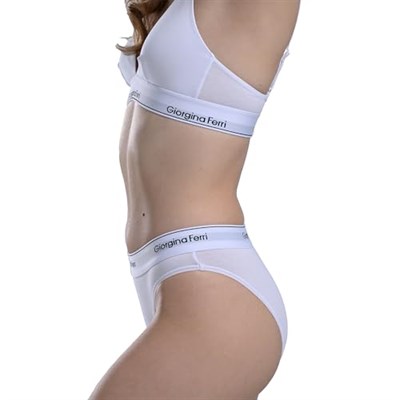 Giorgina Ferri Likralı 6lı Kutu Premium Günlük Kullanıma Uygun Yazılı Kadın Slip Külot Diana