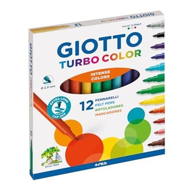 Giotto Turbo Color, 12li Kutu
