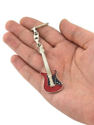 Gitar Kırmızı Anahtarlık
