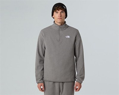 Glacier Fleece 1/4 Zip Erkek Gri Outdoor Polar NF0A8D0QCQI1
