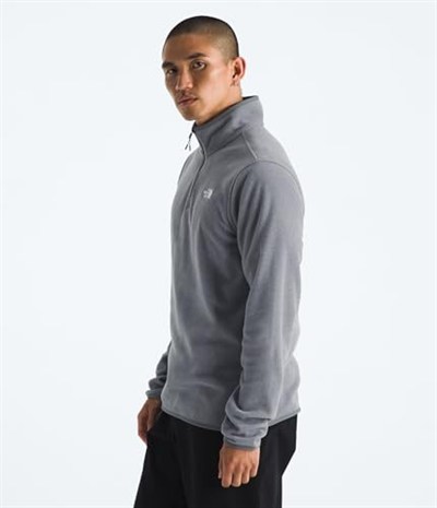 Glacier Fleece 1/4 Zip Erkek Gri Outdoor Polar NF0A8D0QCQI1
