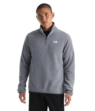 Glacier Fleece 1/4 Zip Erkek Gri Outdoor Polar NF0A8D0QCQI1