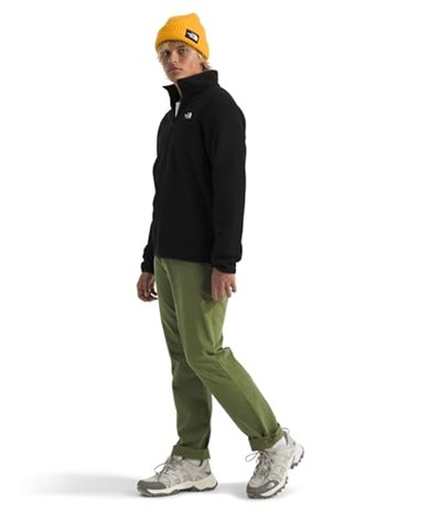Glacier Fleece 1/4 Zip Erkek Siyah Outdoor Polar NF0A8D0QJK31
