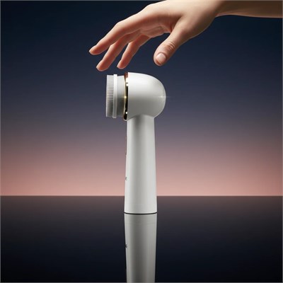 Glame Duo Spin Cleanser-Çift Başlıklı Yüz Temizleme Fırçası | Döner Başlıklı Gözenek Sıkılaştırıcı & Temizleme Cihazı