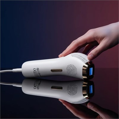 Glame Silk Pulse IPL - Lazer Epilasyon Cihazı | Ağrısız & Acısız Ev Tipi Lazer Tüy Alma Cihazı Beyaz