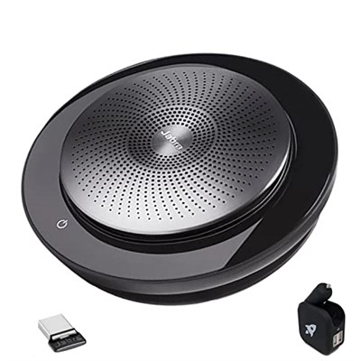 Global Teck Worldwide Jabra Speak 710 Hoparlör (Kablosuz) Duvar Şarj Cihazı ile | Bluetooth Dongle, USB | PC/MAC UC Softphones, Akıllı Telefonlar, iPad, Tabletler | UC Versiyonu - Skype, Cisco, Avaya 