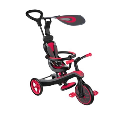 GLOBBER 632-102 Bisiklet Explorer 4in1 Kırmızı