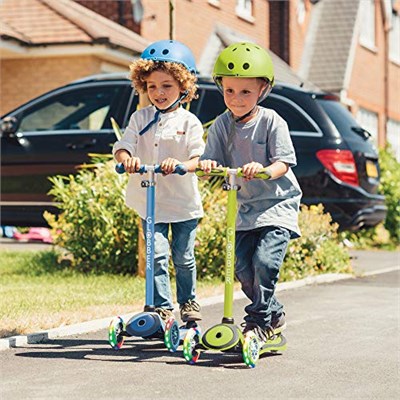 Globber Primo Plus Işıklı Scooter - Yeşil