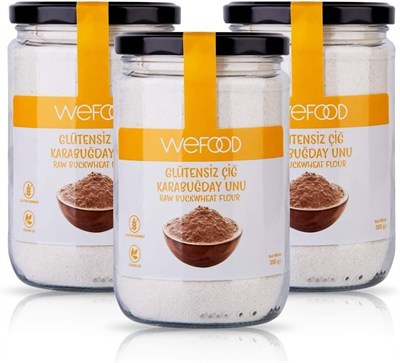 Glutensiz Çiğ Karabuğday Unu 350 Gr 3lü