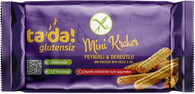 Glutensiz Peynirli Dereotlu Mini Kraker 85 g
