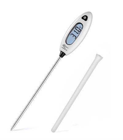 GM1311 Dijital Saplamalı Yemek Termometresi, Beyaz, 24.2 cm