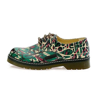 Goby Colored Pattern Oxford Ayakkabı MAX101