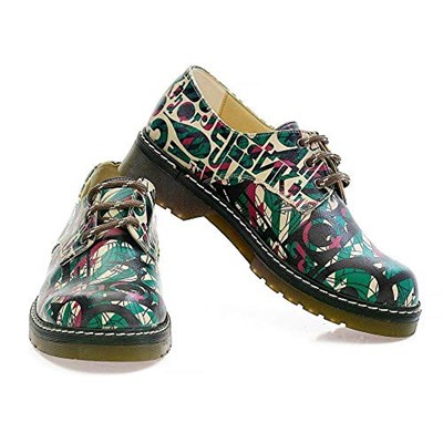 Goby Colored Pattern Oxford Ayakkabı MAX101