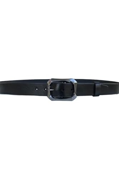GoDeri%100 Hakiki Deri Mat Gümüş Tokalı Kırmızı Kadın Kot, Spor Kemer 4 Cm, An-Byn-07