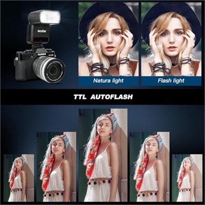 Godox Flaş cihazı TT350C sistem flaşı, Canon kameralar için, siyah