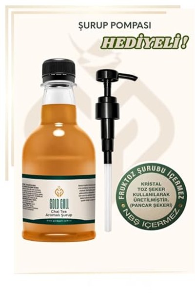 Gold Gull Chai Tea Aromalı Kahve ve Meyve Şurubu 300 ml.
