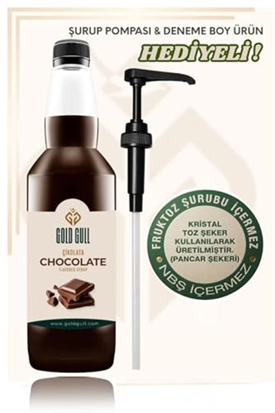 Gold Gull Çikolata Aromalı Kahve & Meyve Şurubu 700 ml.