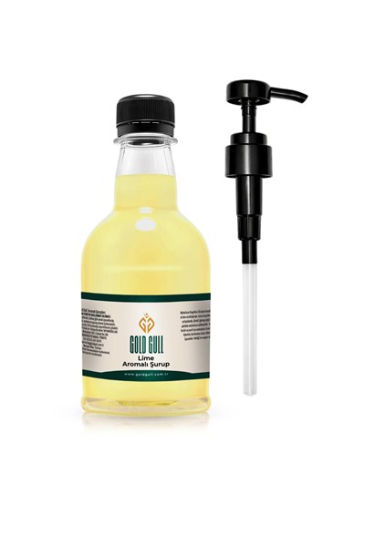 Gold Gull Lime (Yeşil Limon) Aromalı Kahve ve Meyve Şurubu 300 ml.