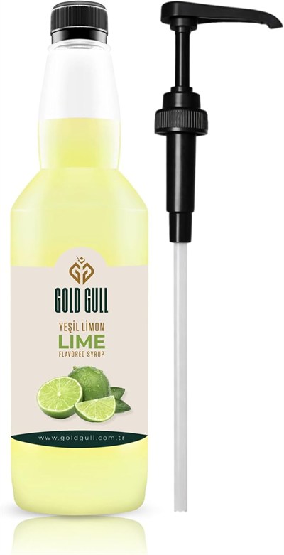 Gold Gull Lime (Yeşil Limon) Aromalı Kahve ve Meyve Şurubu 700 ml.