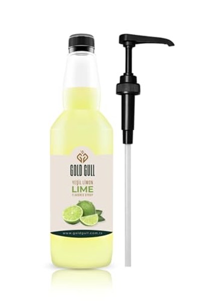 Gold Gull Lime (Yeşil Limon) Aromalı Kahve ve Meyve Şurubu 700 ml.