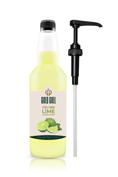 Gold Gull Lime (Yeşil Limon) Aromalı Kahve ve Meyve Şurubu 700 ml.