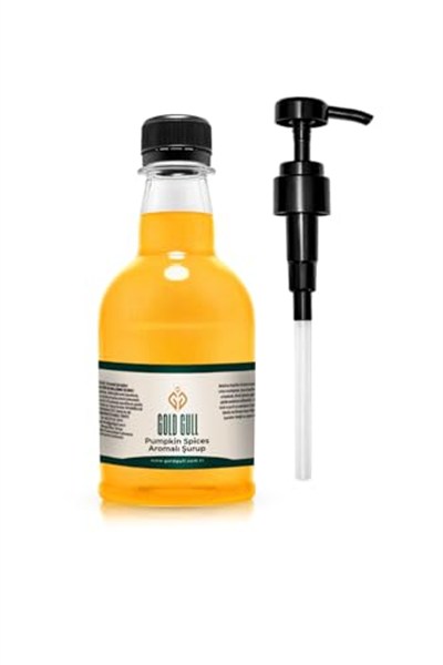Gold Gull Pumpkin Spices (Baharatlı Bal Kabağı) Aromalı Kahve ve Meyve Şurubu 300 ml.