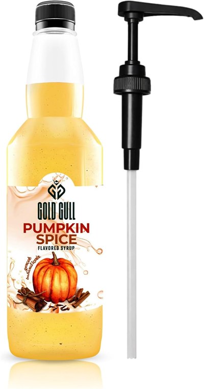 Gold Gull Pumpkin Spices (Baharatlı Bal Kabağı) Aromalı Şurup 700 ml.