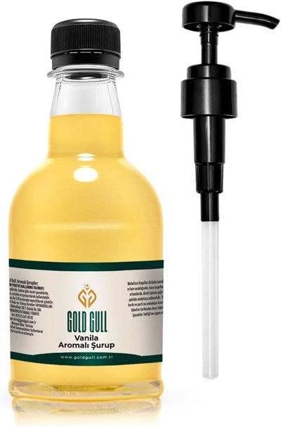 Gold Gull Vanilya Aromalı Kahve ve Meyve Şurubu 300 ml.