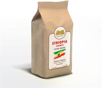 Gold Stone Ethiopia Lekempti Filtre Kahve 250 Gr (Kağıt ve Metal Filtre)