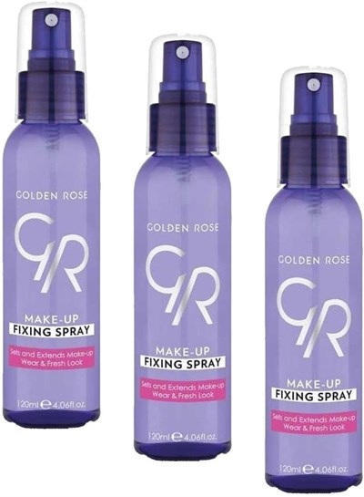 Golden Rose Make-Up Fixing Spray - Makyaj Sabitleyici Sprey 120 ml - Seçenekler: 120 ml, Pack of 3