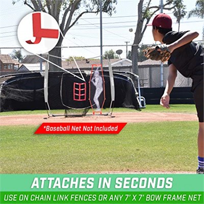 GoSports Beyzbol ve Softbol Atış Kiti - Strike Zone & Xtraman Dummy Batter ile Doğruluk Eğitimi