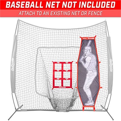 GoSports Beyzbol ve Softbol Atış Kiti - Strike Zone & Xtraman Dummy Batter ile Doğruluk Eğitimi
