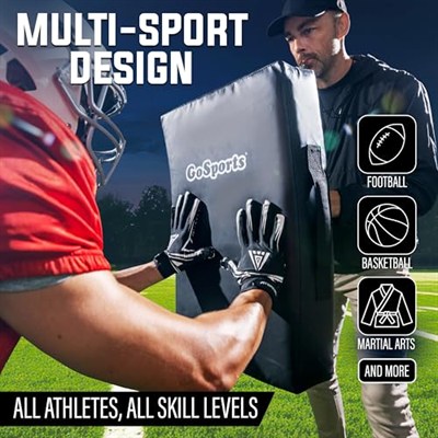 GoSports Premium Blok Pedleri – Futbol, Basketbol, Lakros, ve Dövüş Sanatları için Çok Amaçlı Antrenman Ekipmanı – Dövüş Çalışma Kuklaları ve Tekme Pedleri