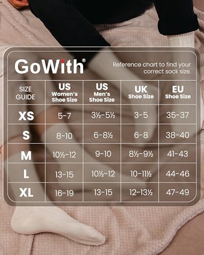 GoWith 4lü-5li%100 Doğal Pamuktan Üretilmiş, Yumuşak, Ön Yıkamalı, Dikişsiz, Cilt Dostu, Ribana Örgü, Bio Naturel Kadın ve Erkek Soket Çorap