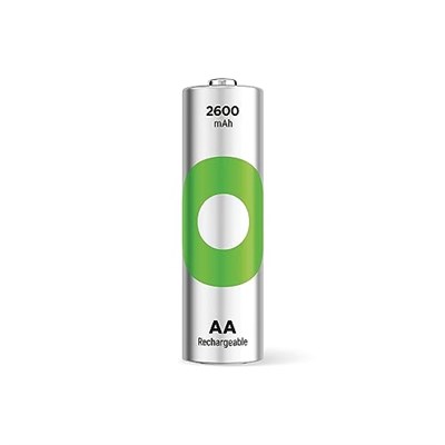 GP Batteries Recyko 2600 AA Kalem Ni-Mh Şarjlı Pil, 1.2 Volt, 2li Kart