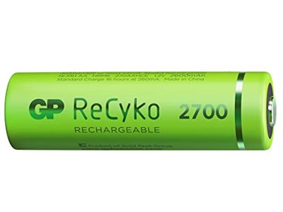 Gp Batteries Recyko+ 2700 Aa Kalem Ni-Mh Şarjlı Pil, 1.2 Volt, 2Li Kart