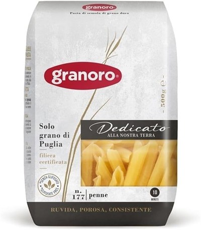 Granoro Dedicato Penne Rigate Granoro Dedicato 500 G