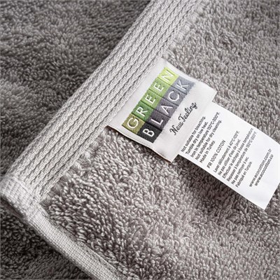 Green Black Elena Basic Serisi 4lü 50x90 Yüz Havlusu Seti Mint/gri