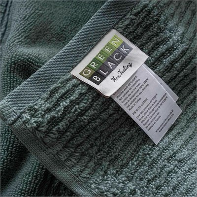 Green Black Eliza Banyo Havlusu Yeşil
