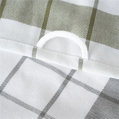 Green Black Esila 2li Ultra Emici Kurulama Havlusu Gri/ Yeşil, %100 Doğal Pamuk , 45×65 cm Geniş Mutfak Bezi