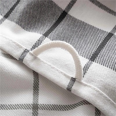 Green Black Esila 2li Ultra Emici Kurulama Havlusu Gri / Antrasit, %100 Doğal Pamuk , 45×65 cm Geniş Mutfak Bezi