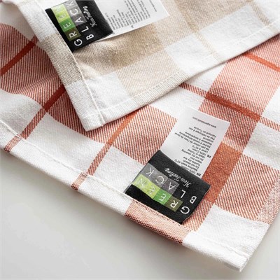 Green Black Esila 2li Ultra Emici Kurulama Havlusu Bej / Terra, %100 Doğal Pamuk , 45×65 cm Geniş Mutfak Bezi