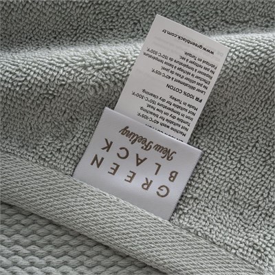 Green Black Lara El Havlusu %100 Pamuk Bordürlü Yeşil 30x50 Cm